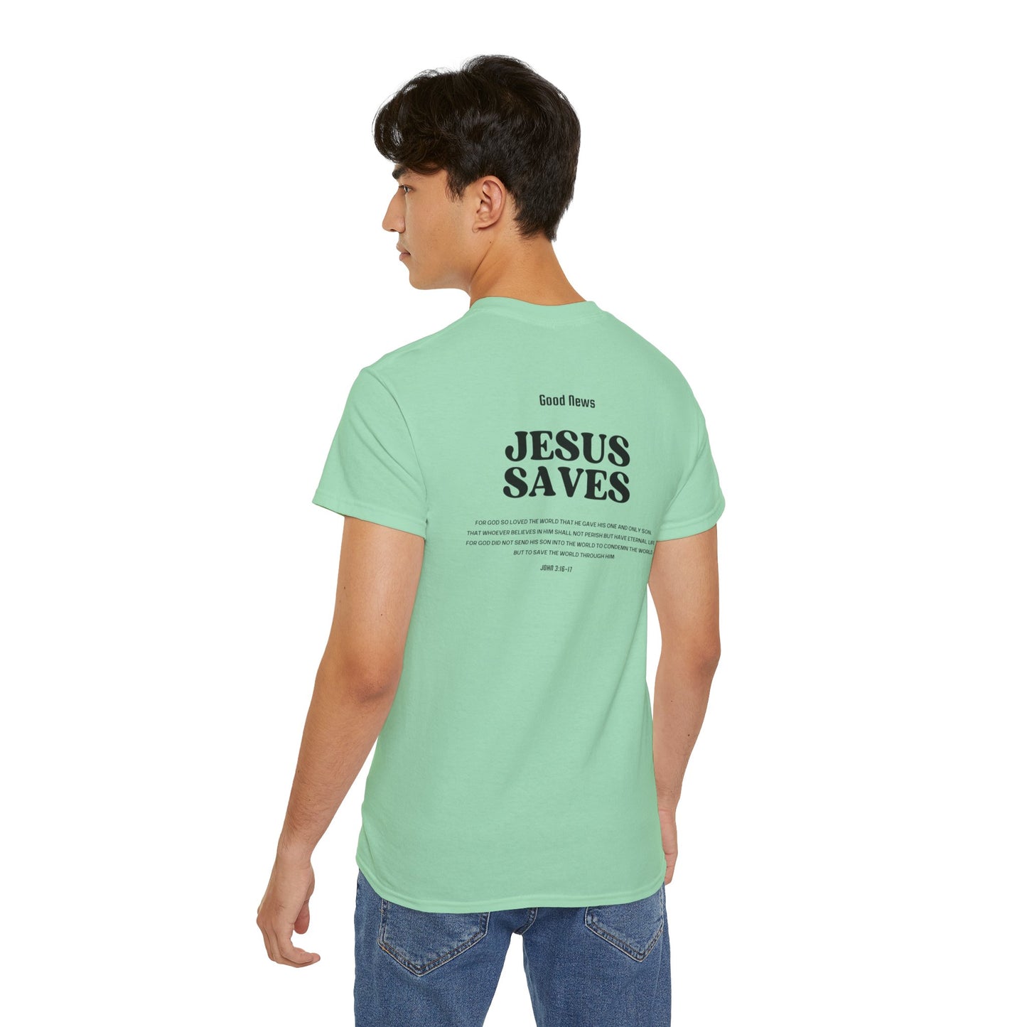 Good News Jesus Saves  Tee