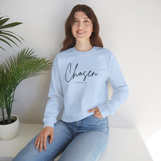 Chosen 1 Peter 2 : 9  Crewneck Sweatshirt