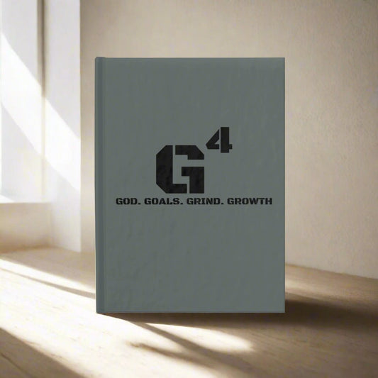 Journal - Ruled Line G4 God Goals Grind Growth Motivational Notebook