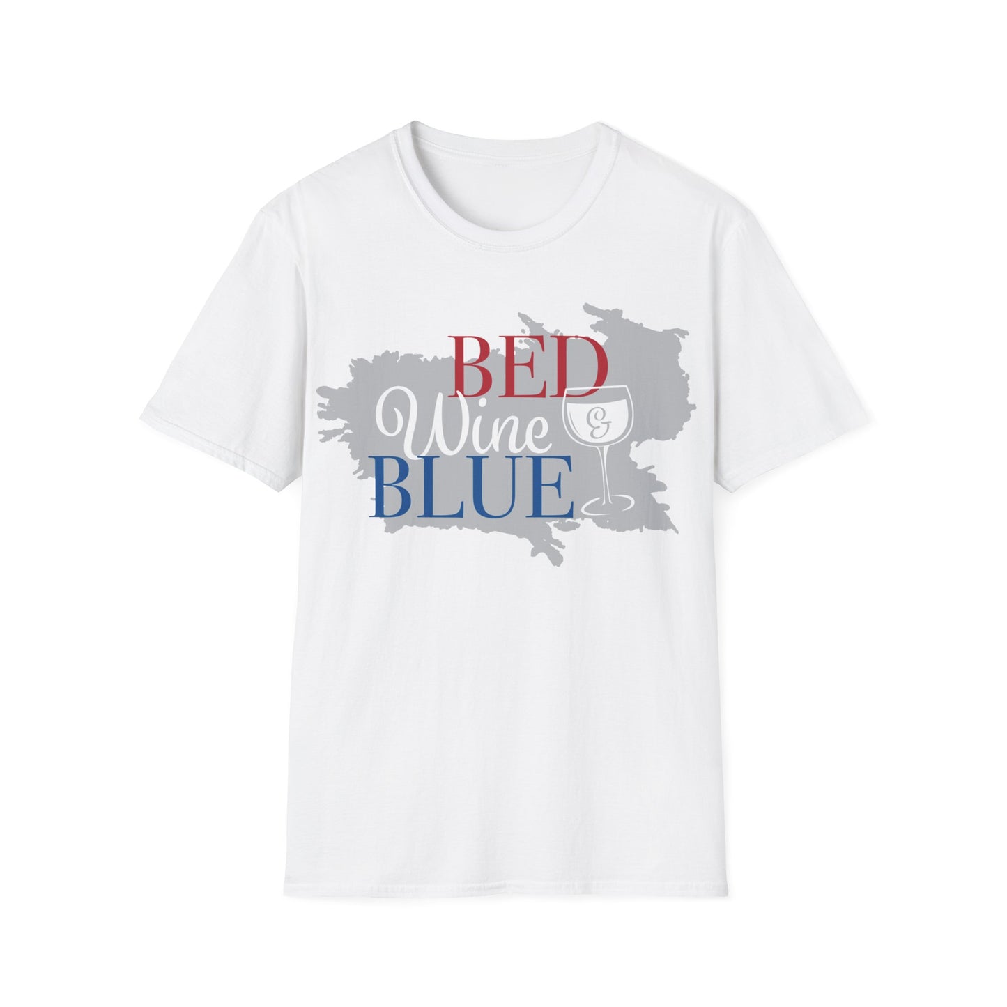 Red Wine and Blue T-Shirt