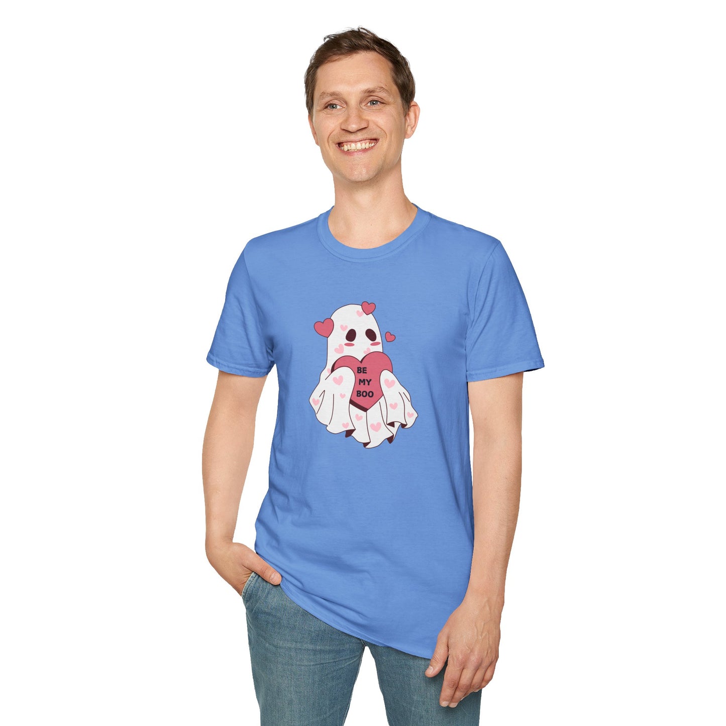 'Be My Boo' Cute Ghost Design Valentine's Day T-Shirt