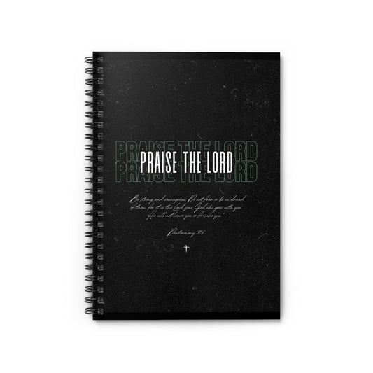 Praise The Lord Spiral Notebook - Christian Ruled Journal for Inspiration