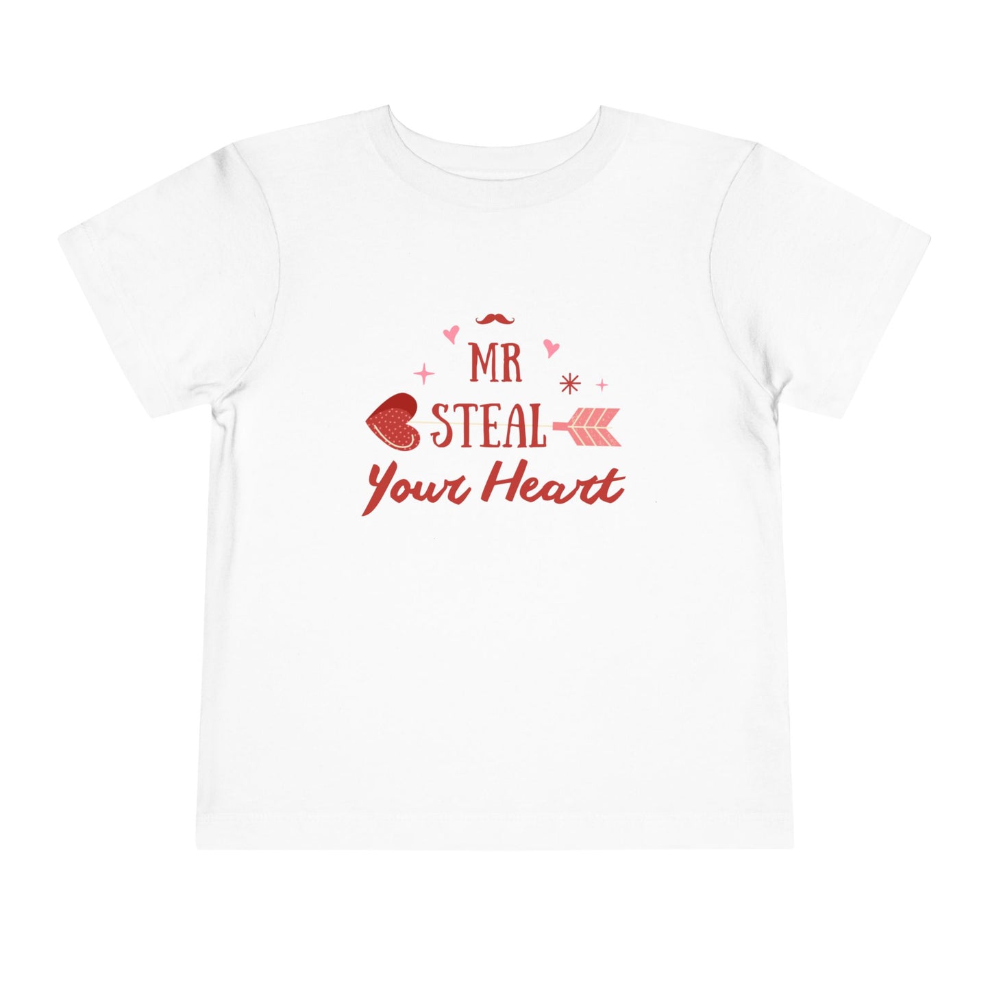 Cute Toddler Tee - "Mr. Steal Your Heart" Valentine's Shirt