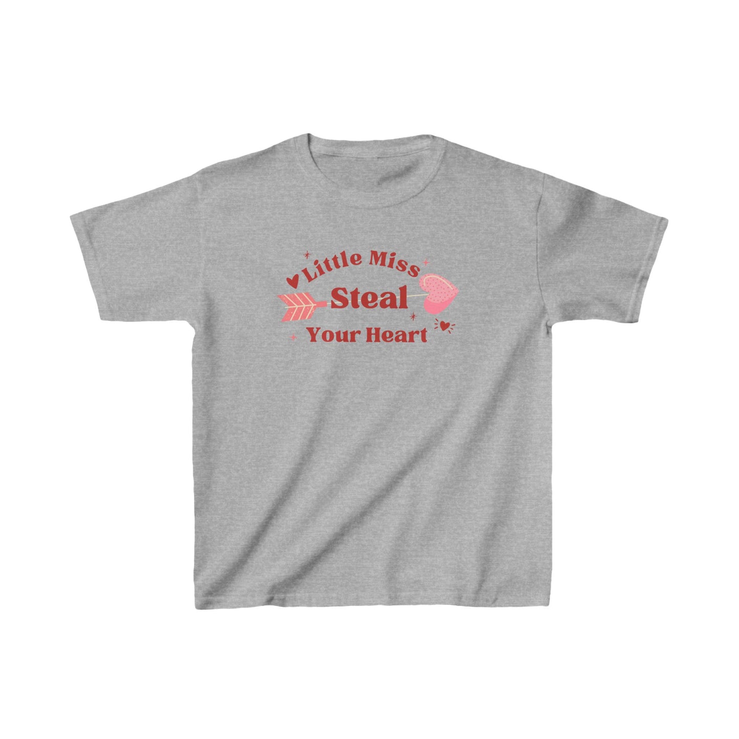 Cute Kids' Valentine Tee - 'Little Miss Steal Your Heart'