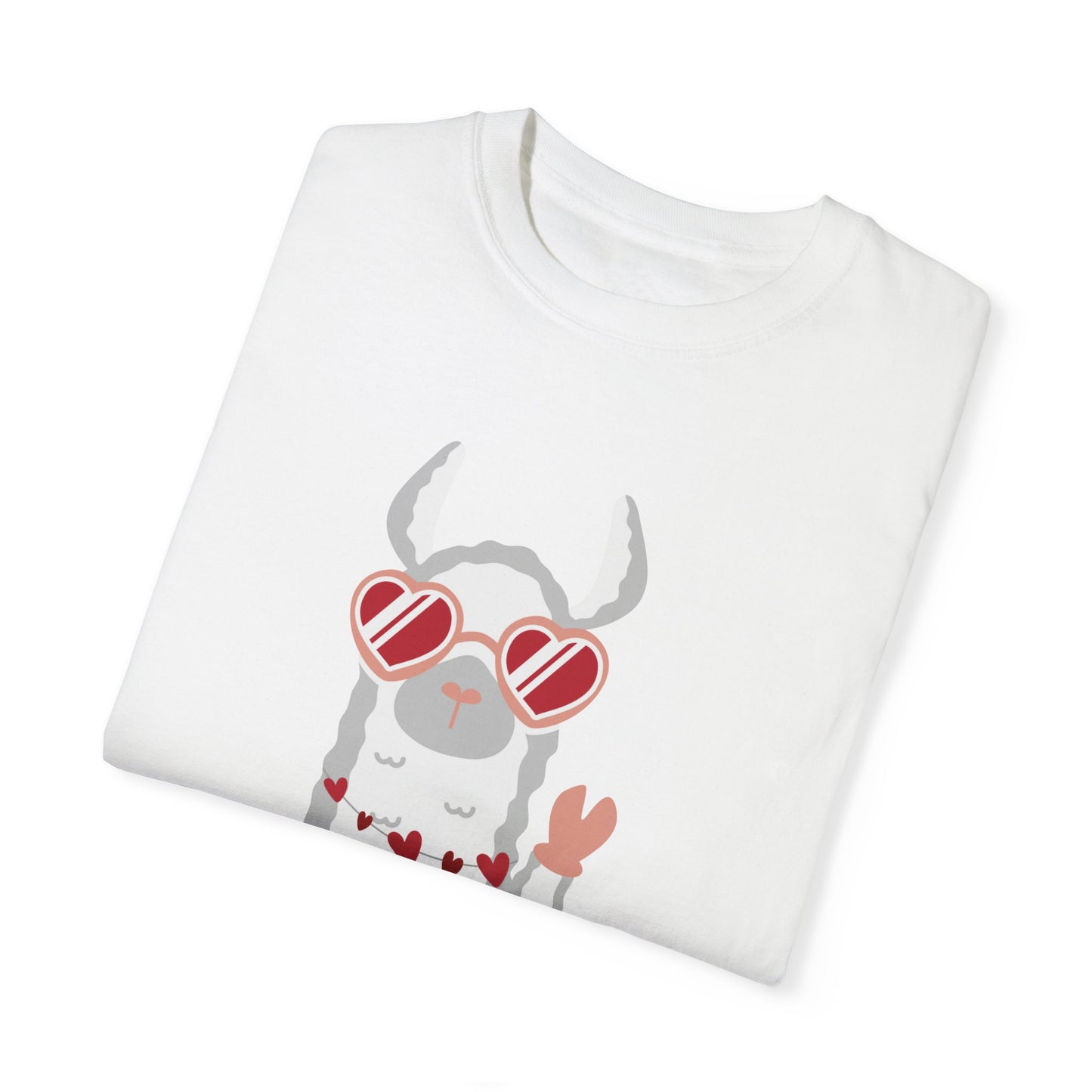 Llama Valentines T-shirt