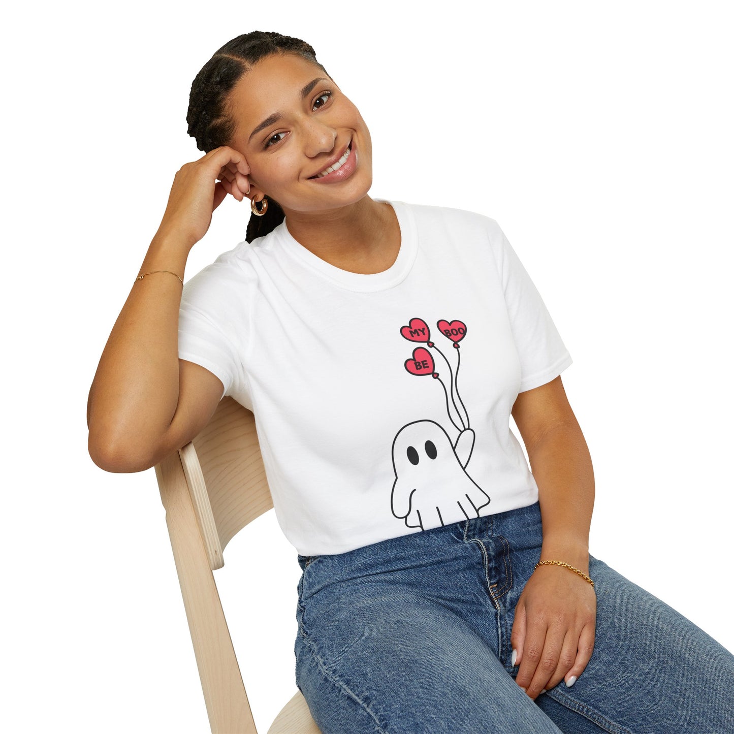 My Boo Ghost  T-Shirt - Cute Casual Valentine's Day Tee