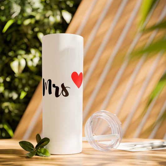 Mrs. Skinny Tumbler with Straw - 20oz