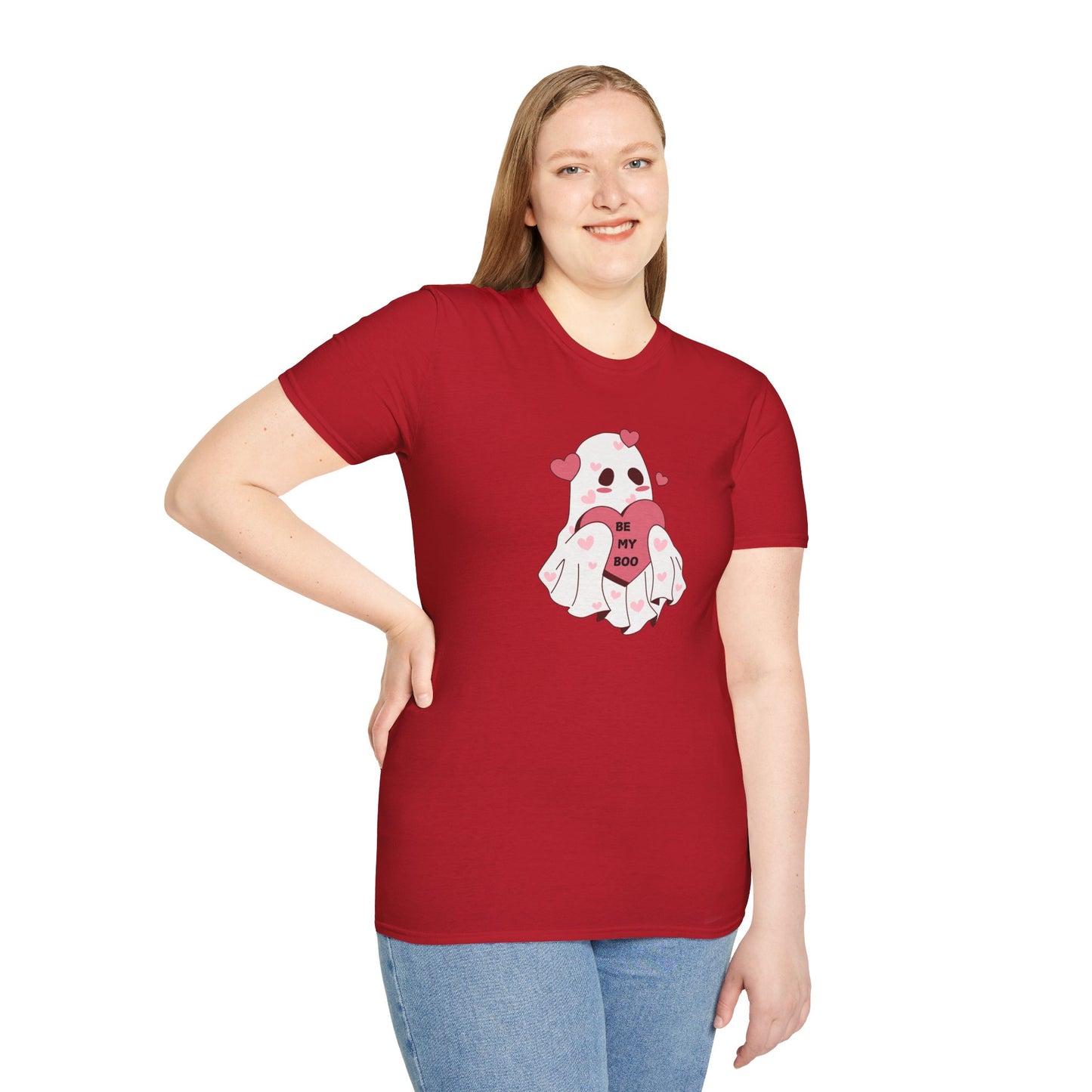 'Be My Boo' Cute Ghost Design Valentine's Day T-Shirt