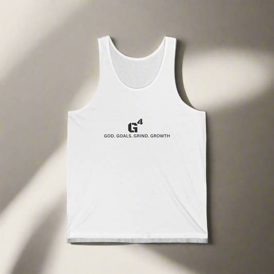 Men's Tank Top - G 4 God Goals Grind Growth