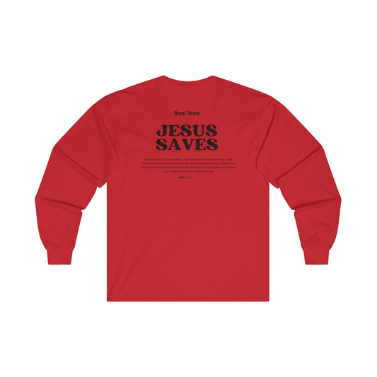 Good News Jesus Saves Long Sleeve Tee