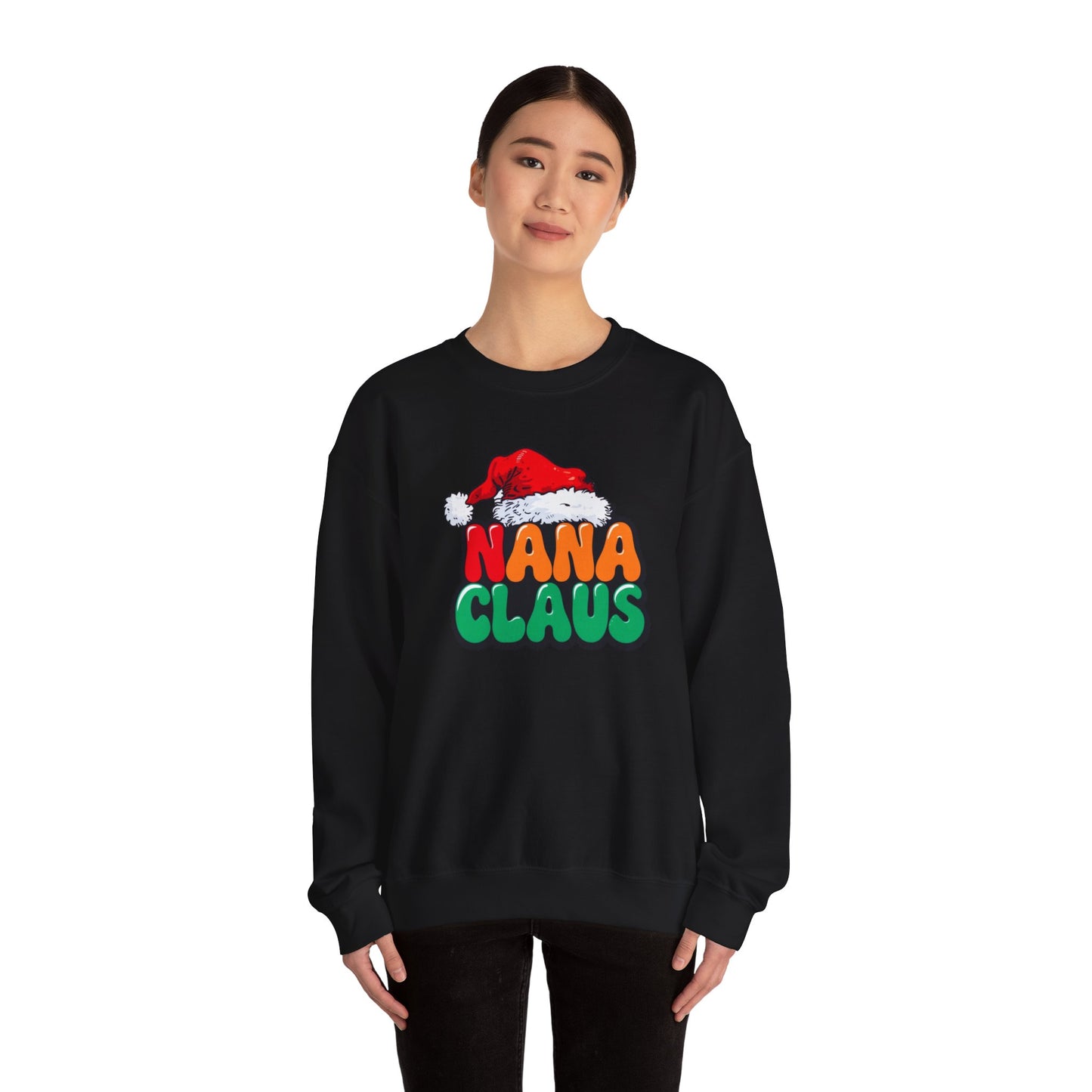 Nana Claus Christmas Crewneck Sweatshirt | Unisex Heavy Blend™