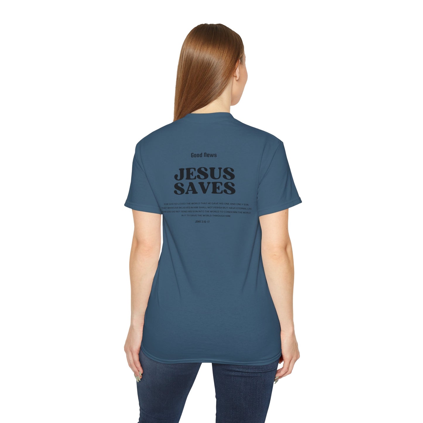 Good News Jesus Saves  Tee