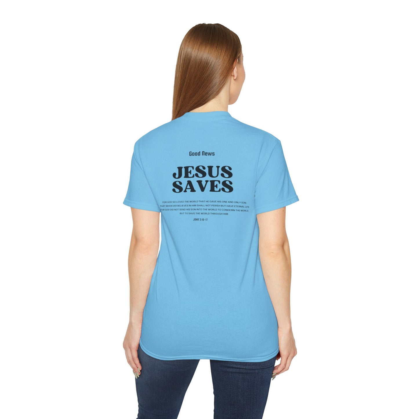 Good News Jesus Saves  Tee