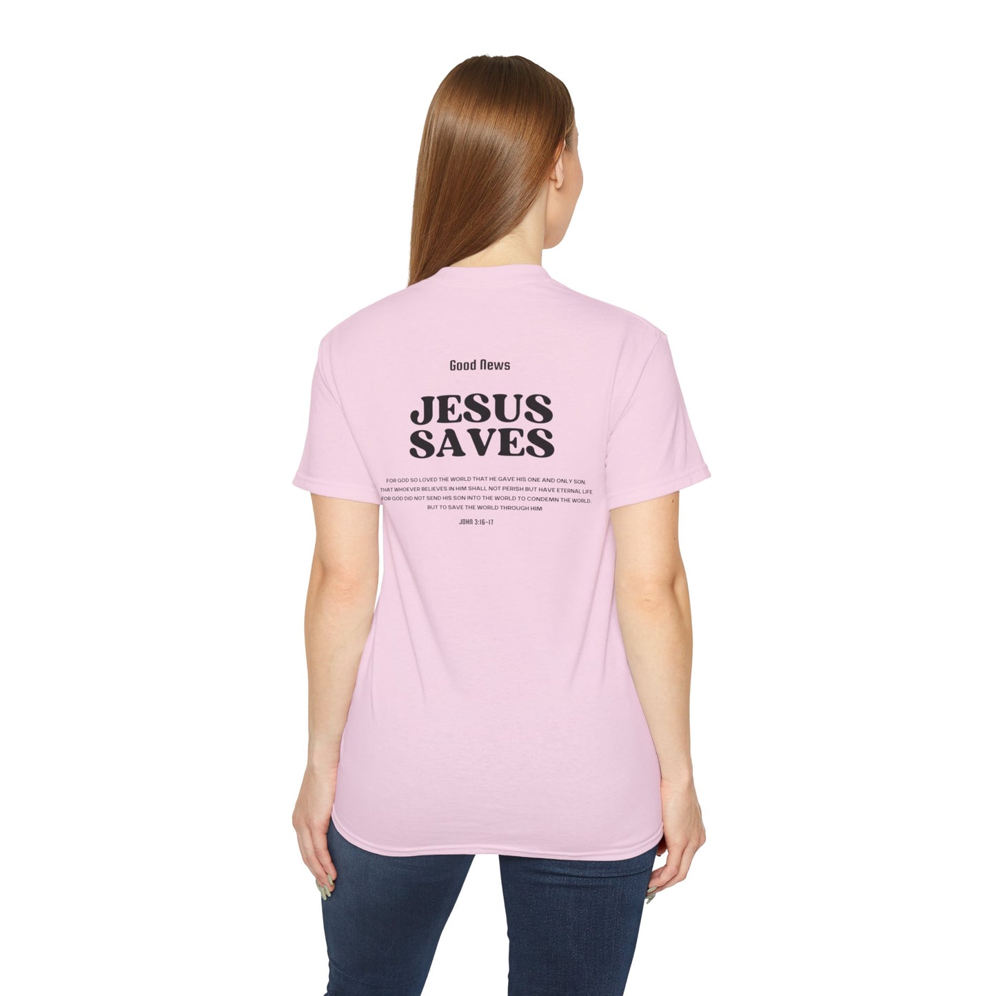 Good News Jesus Saves  Tee