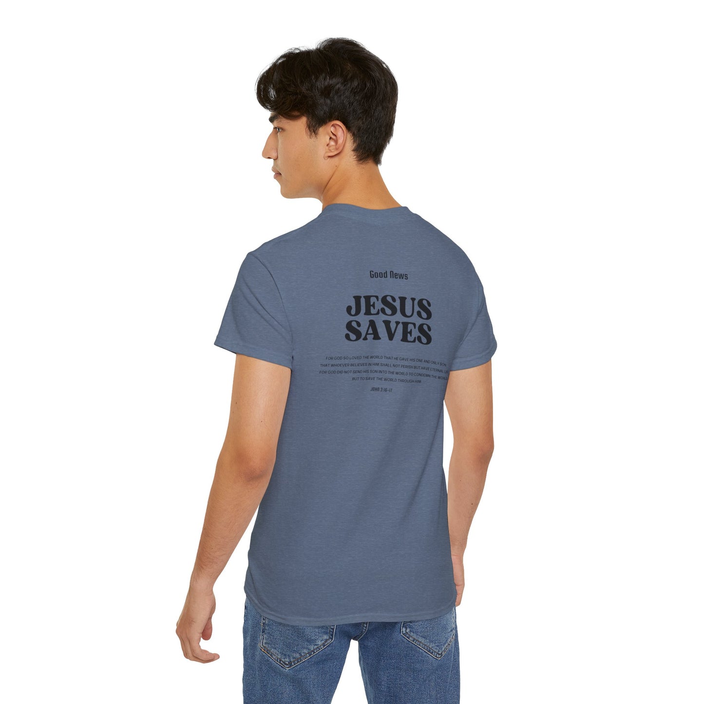 Good News Jesus Saves  Tee