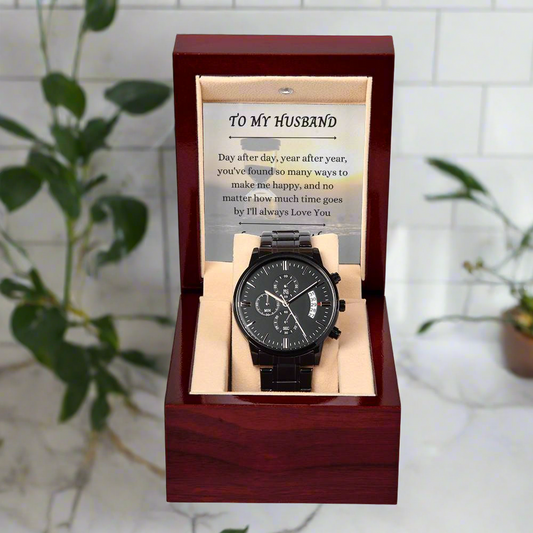 Husband- No Matter How Much Time Passes- Chronograph Watch