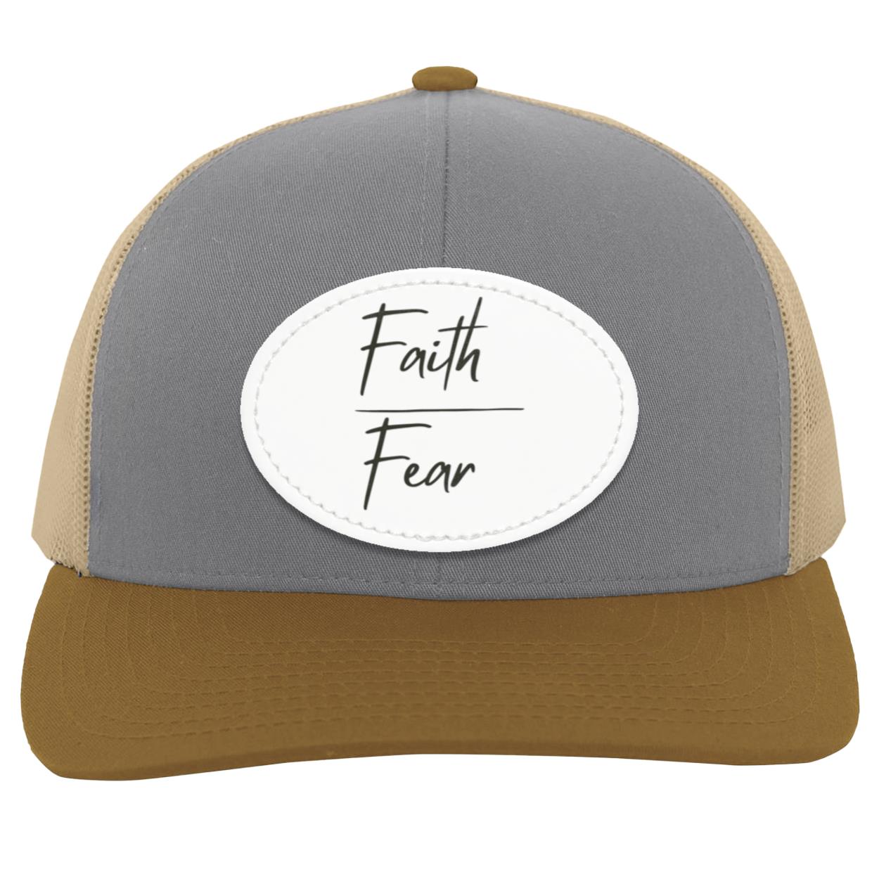 Faith Over Fear Trucker Snap Back - Patch