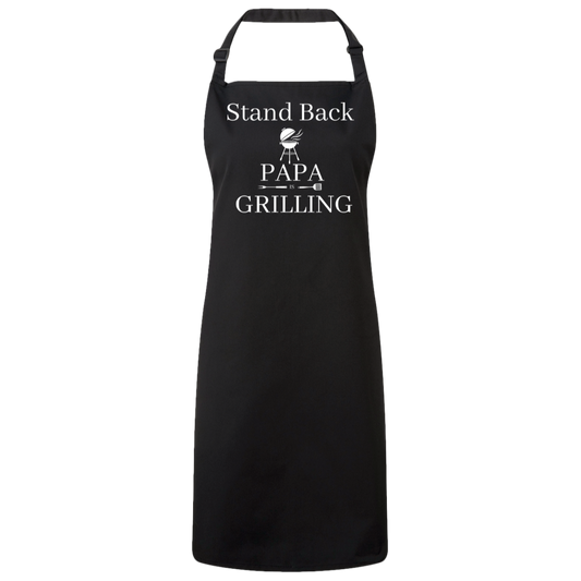 Stand Back PAPA is Grilling Apron