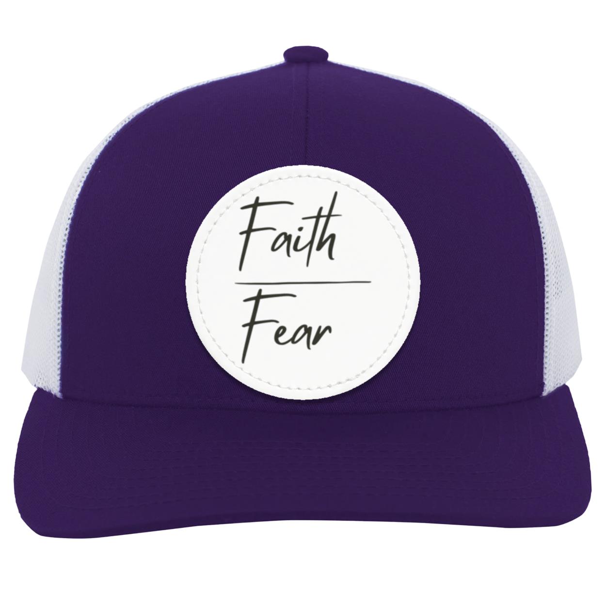 Faith Over Fear Trucker Snap Back - Patch