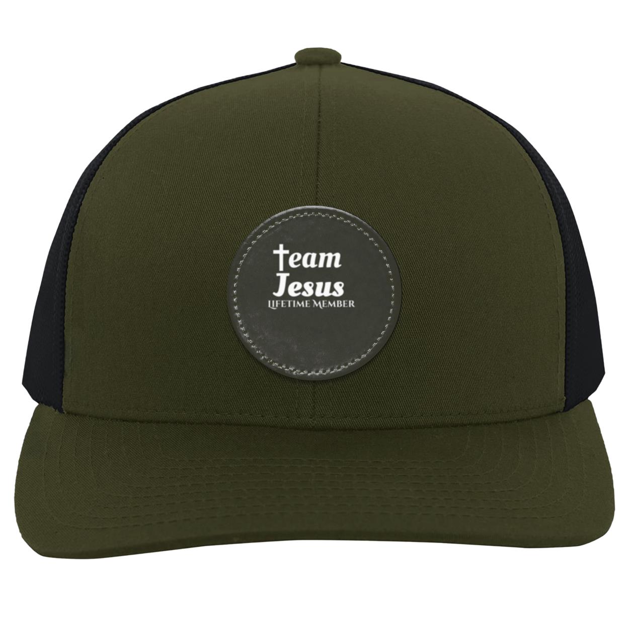 Team Jesus- Lifetime Member Black background Hat