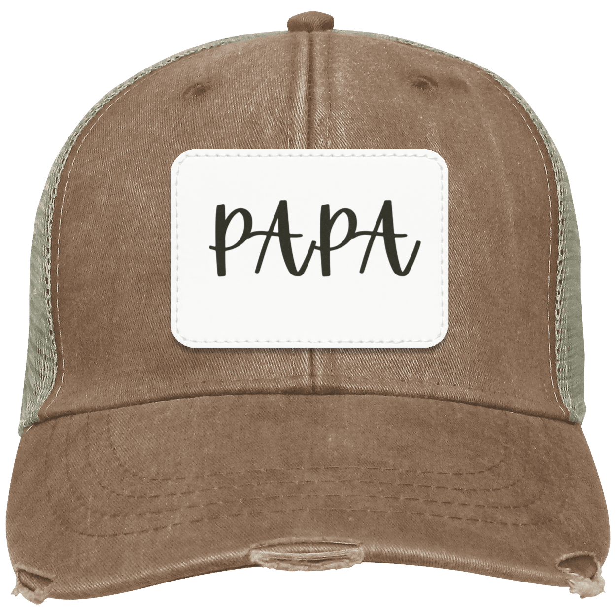 Papa Distressed Ball Cap