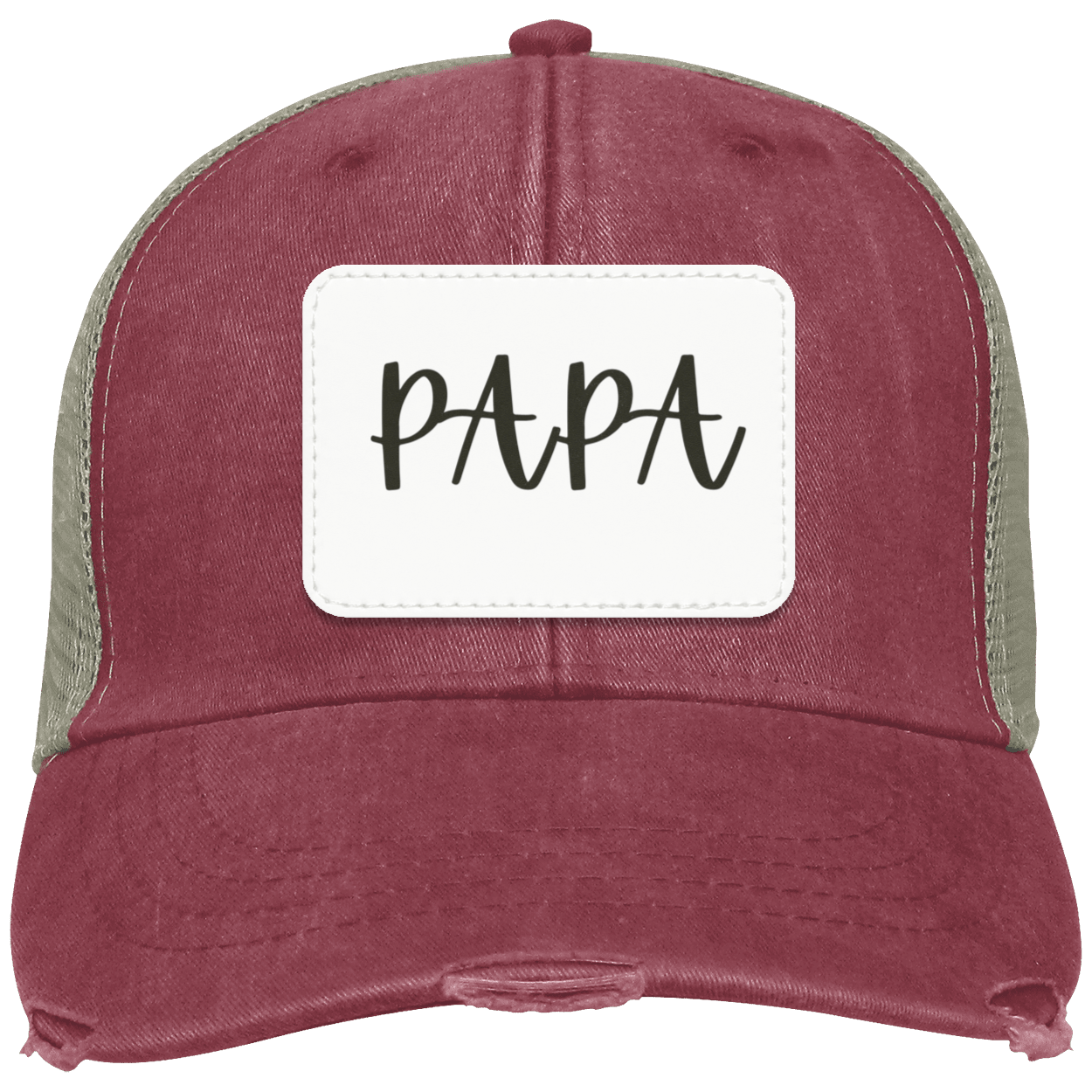 Papa Distressed Ball Cap