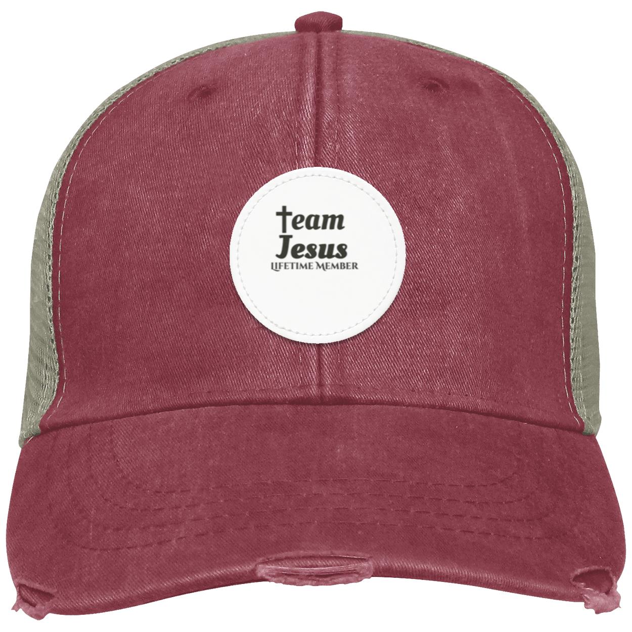 Team Jesus- Lifetime Member Black Ball Cap