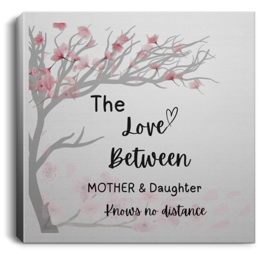 A love Between Mother & Daugher Wall Canvas