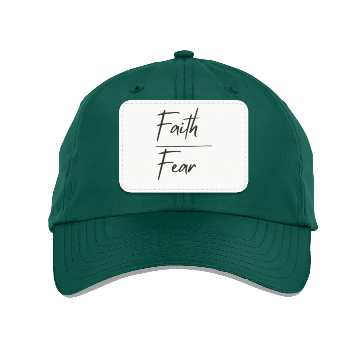 Faith over Fear Pitch Cap-White Patch