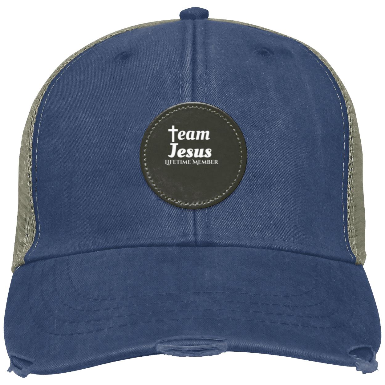 Team Jesus- Lifetime Member Black background Hat