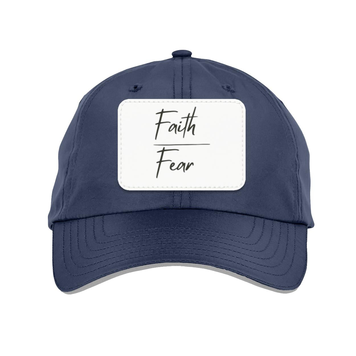 Faith over Fear Pitch Cap-White Patch