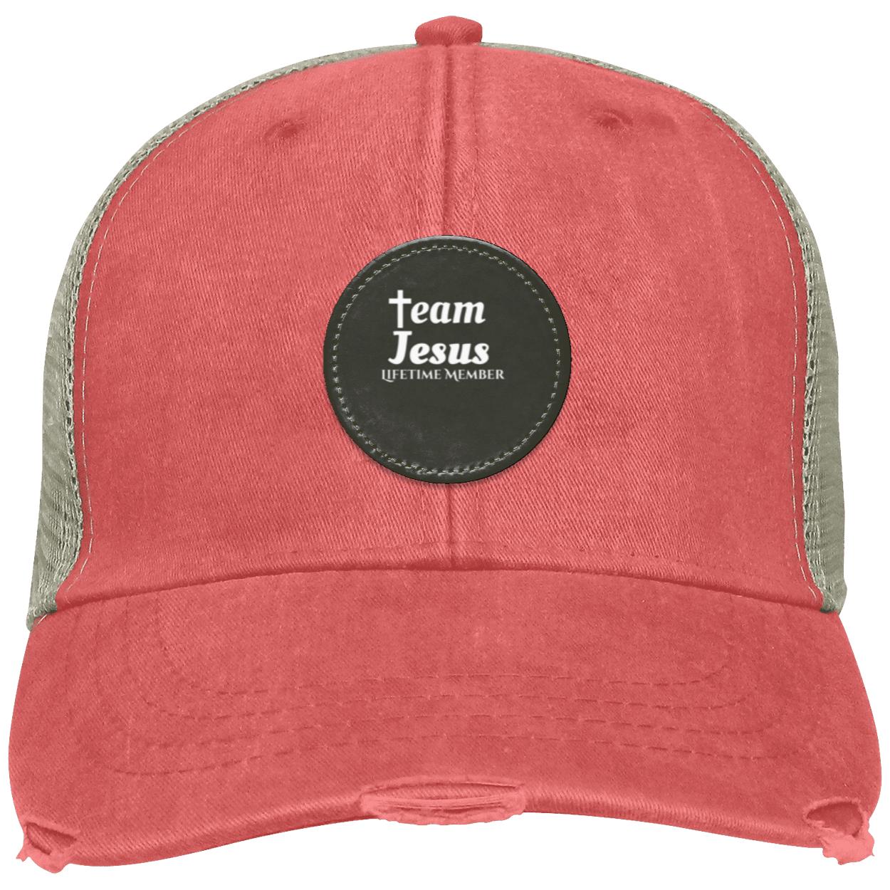 Team Jesus- Lifetime Member Black background Hat