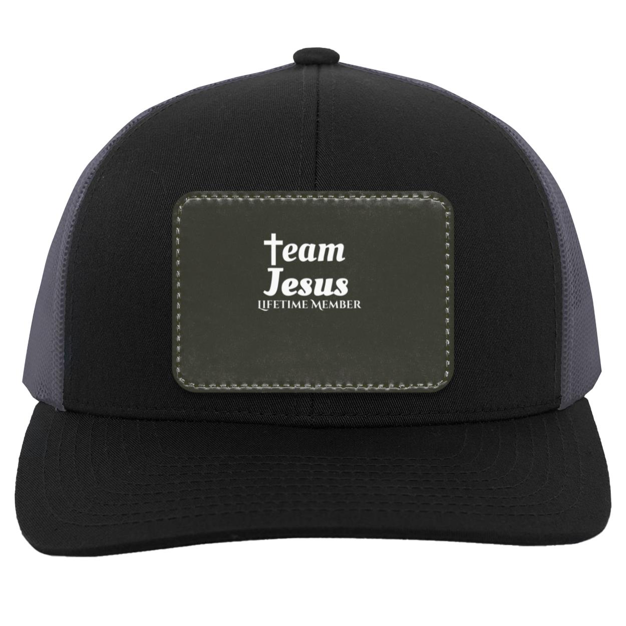 Team Jesus- Lifetime Member Black background Hat