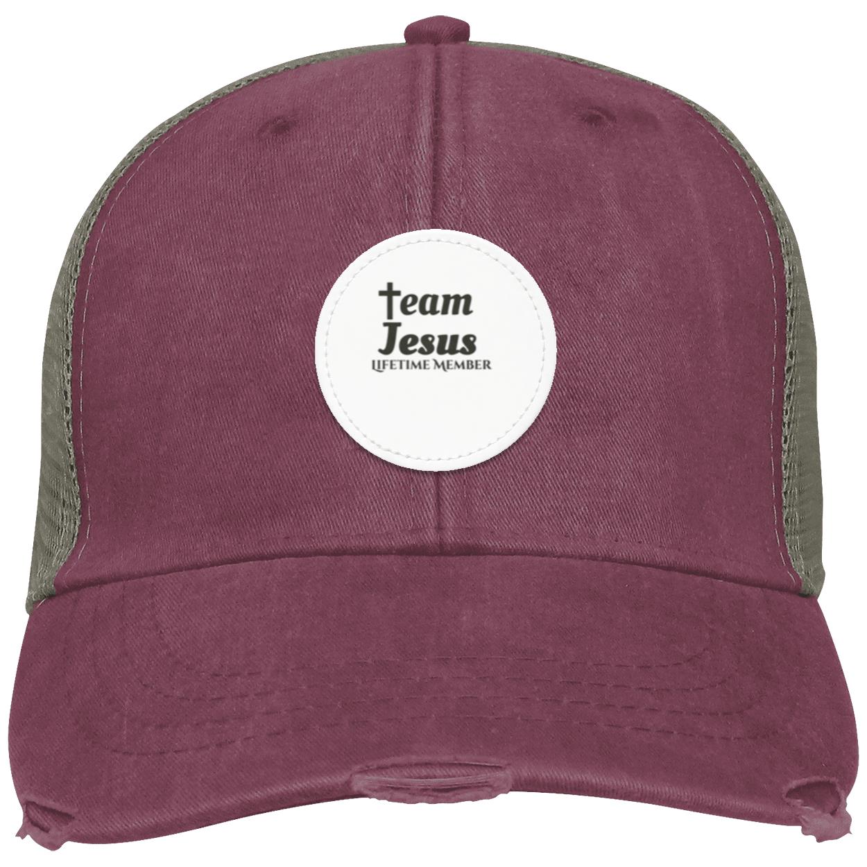 Team Jesus- Lifetime Member Black Ball Cap