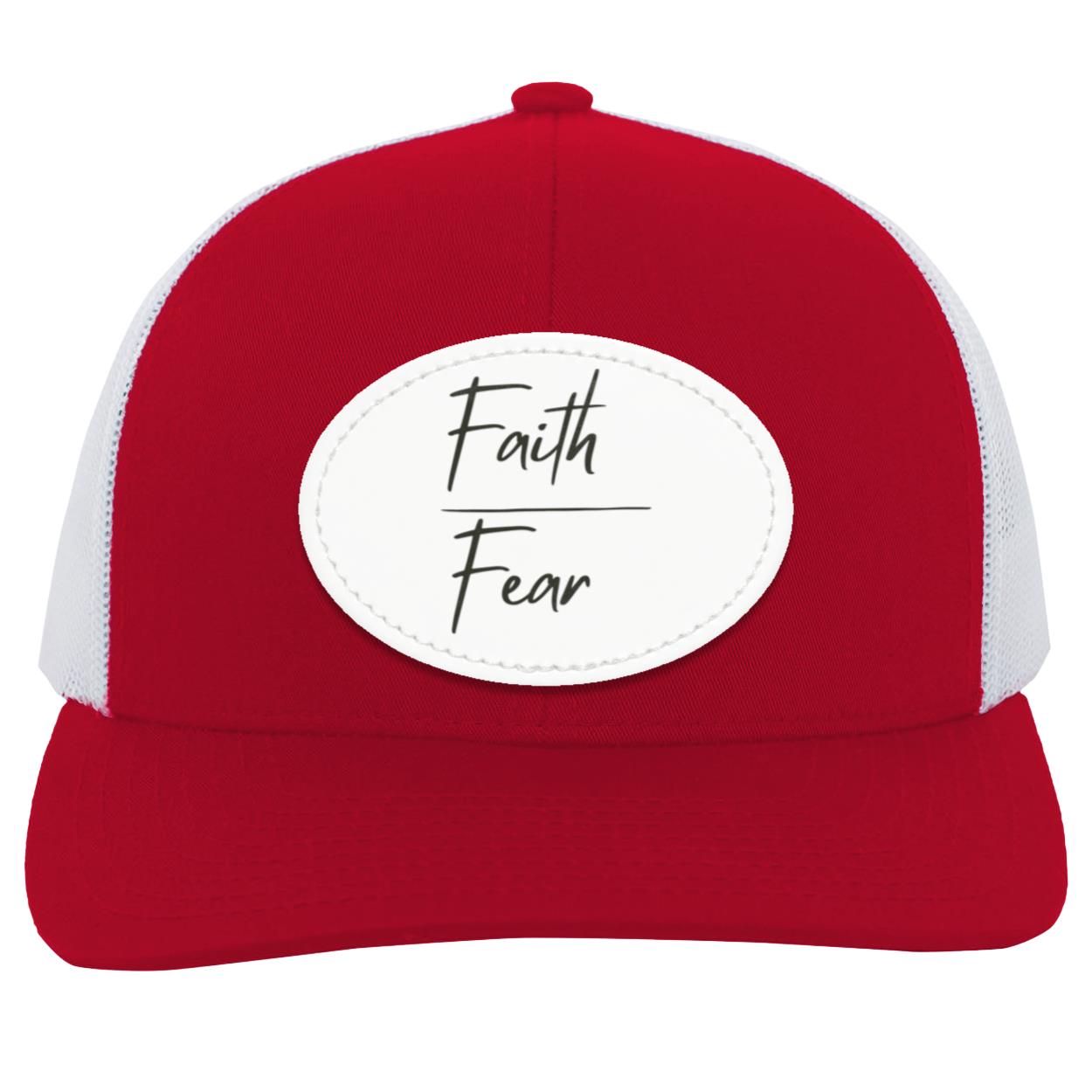 Faith Over Fear Trucker Snap Back - Patch