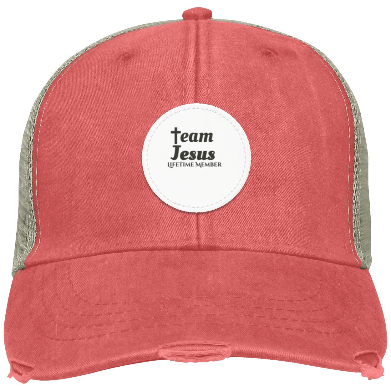 Team Jesus- Lifetime Member Black Ball Cap