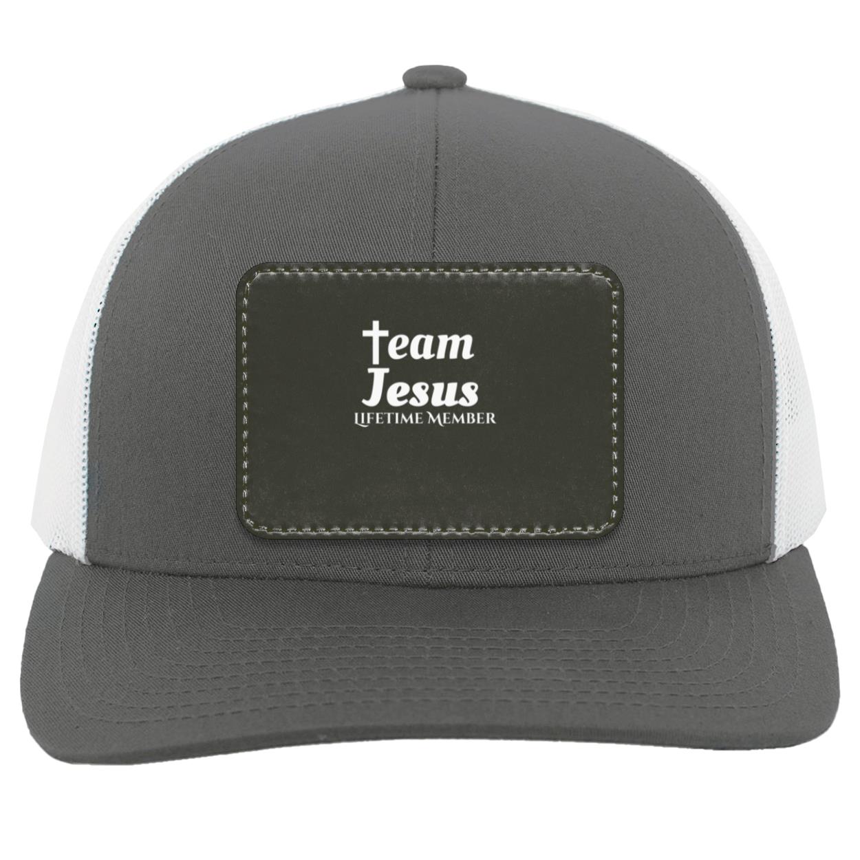 Team Jesus- Lifetime Member Black background Hat