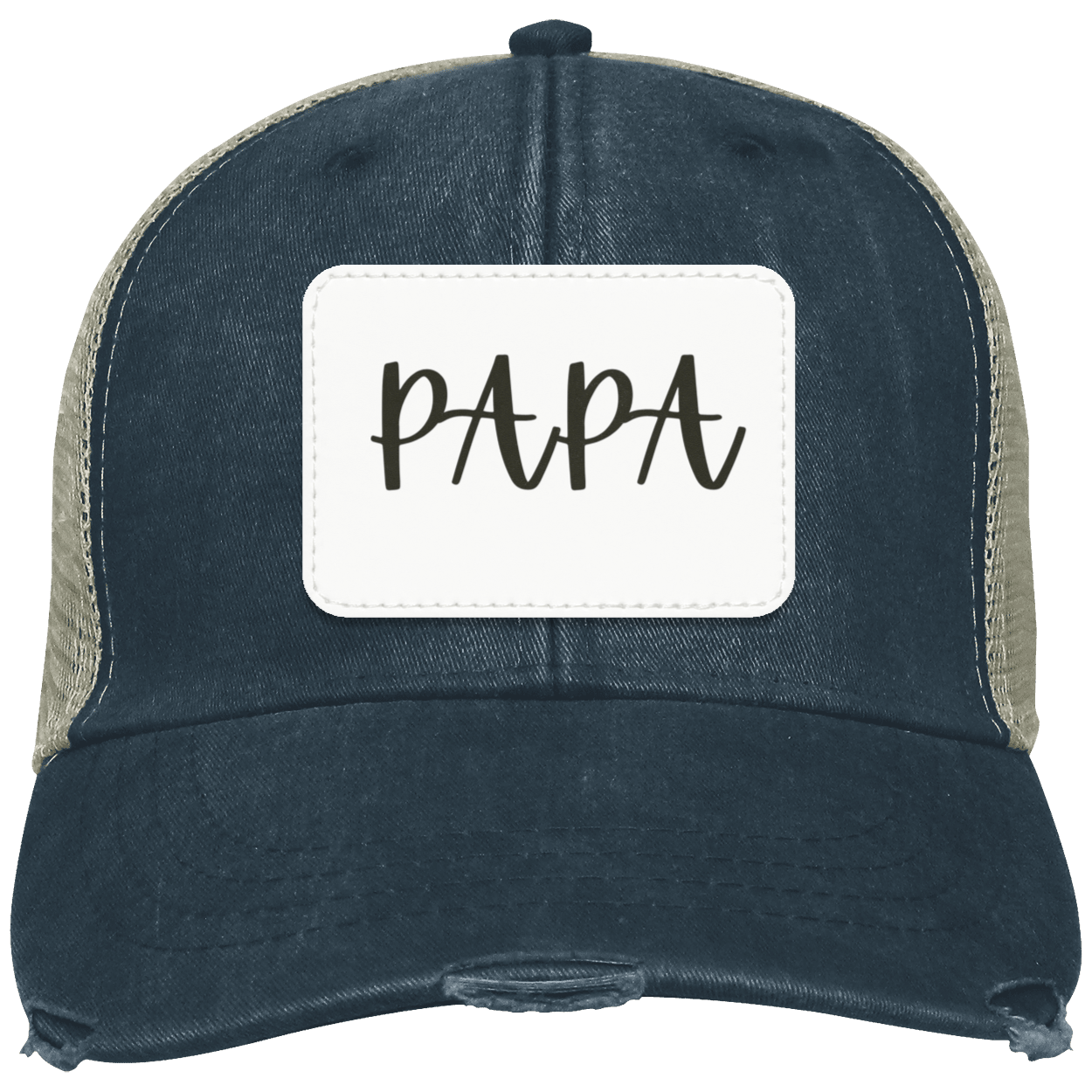 Papa Distressed Ball Cap