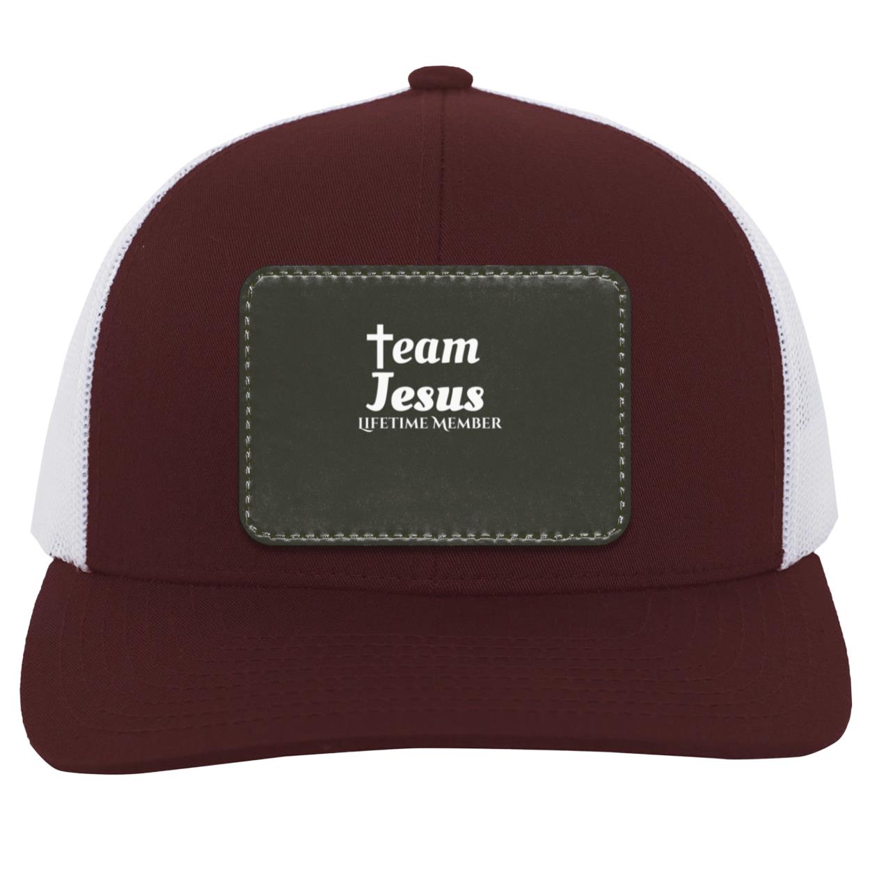 Team Jesus- Lifetime Member Black background Hat