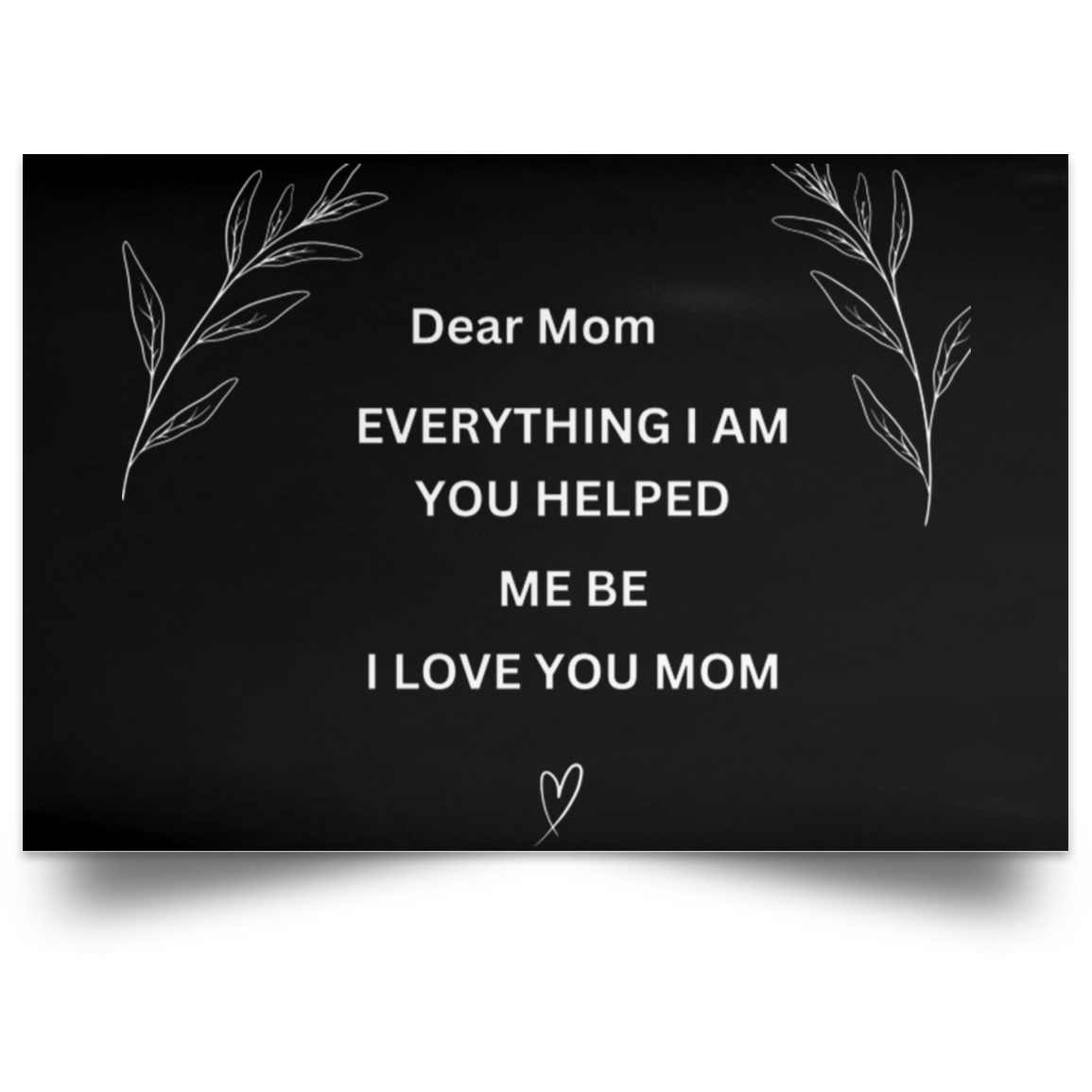 Dear MOM Wall Canvas- Large