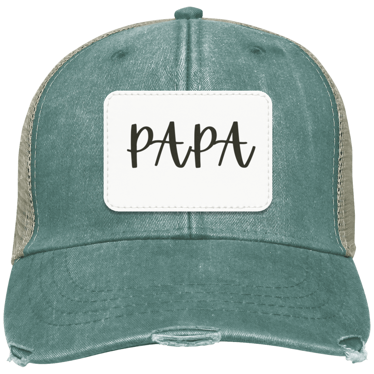 Papa Distressed Ball Cap