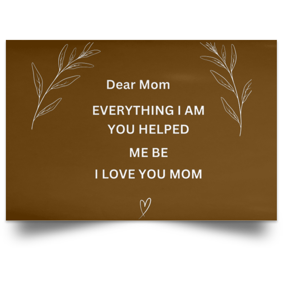 Dear MOM Wall Canvas- Large