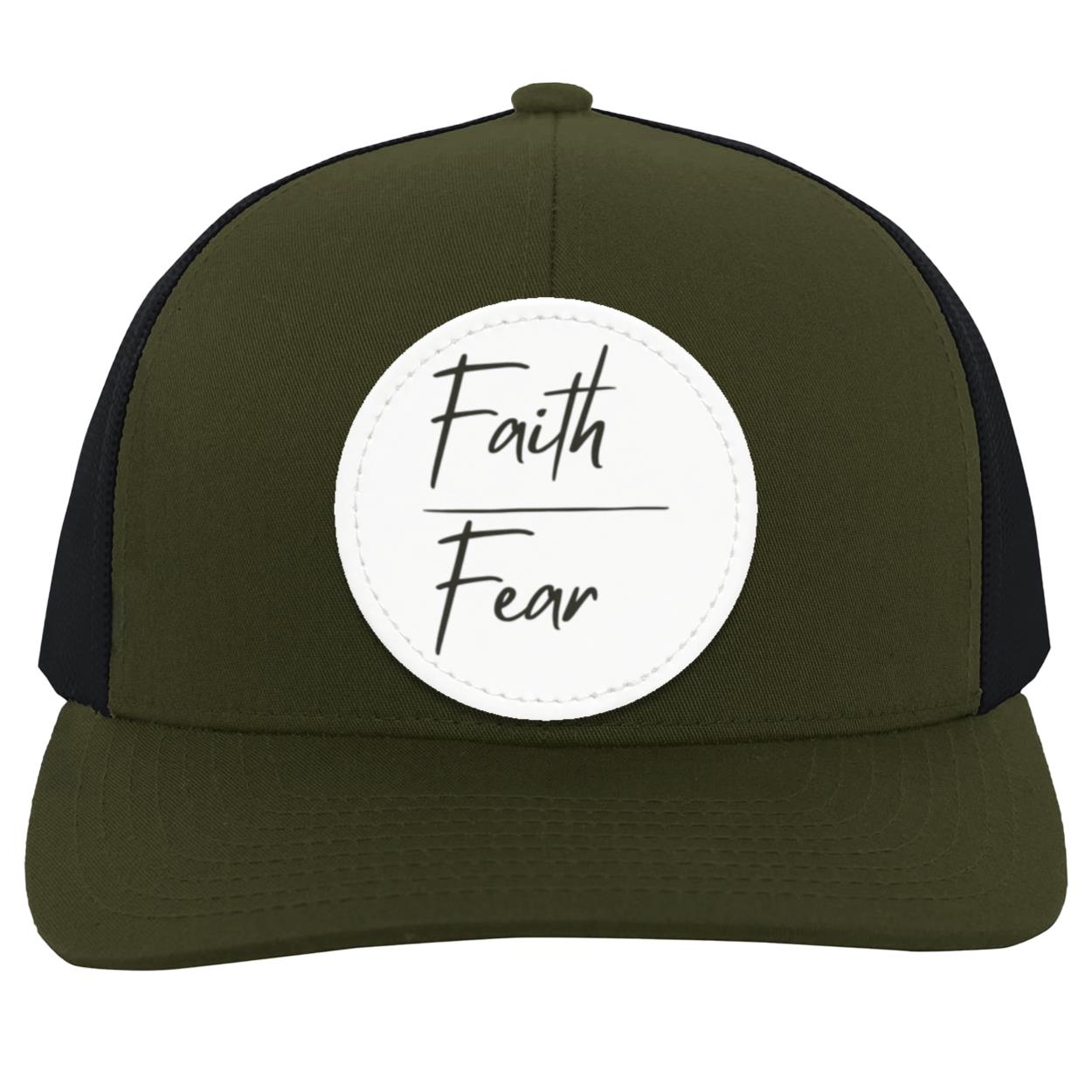 Faith Over Fear Trucker Snap Back - Patch