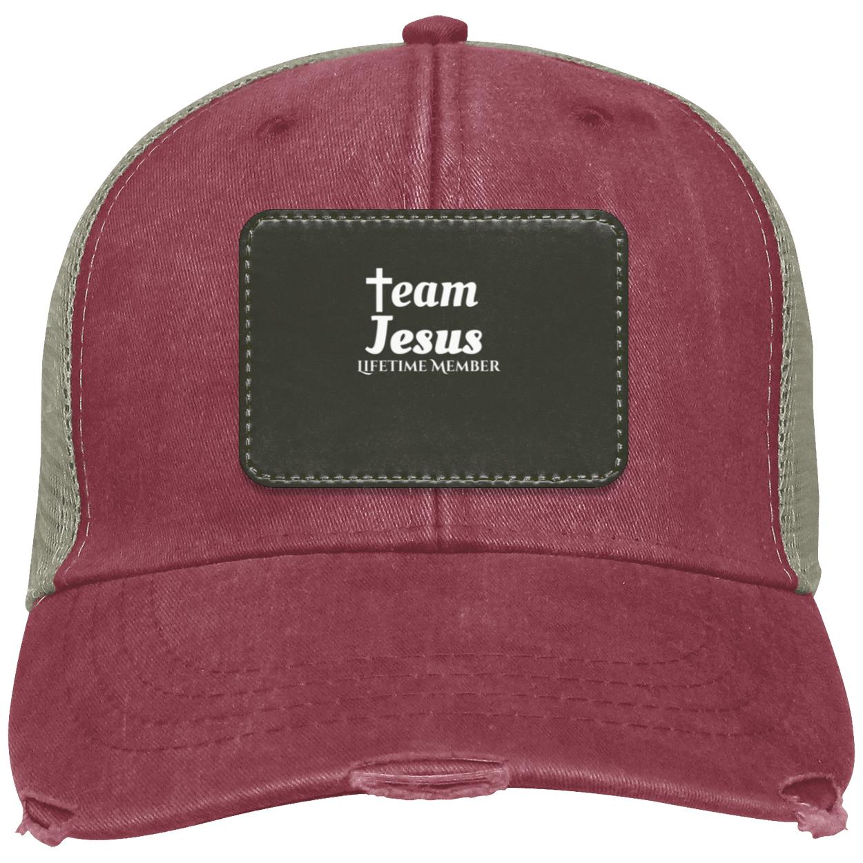 Team Jesus- Lifetime Member Black background Hat