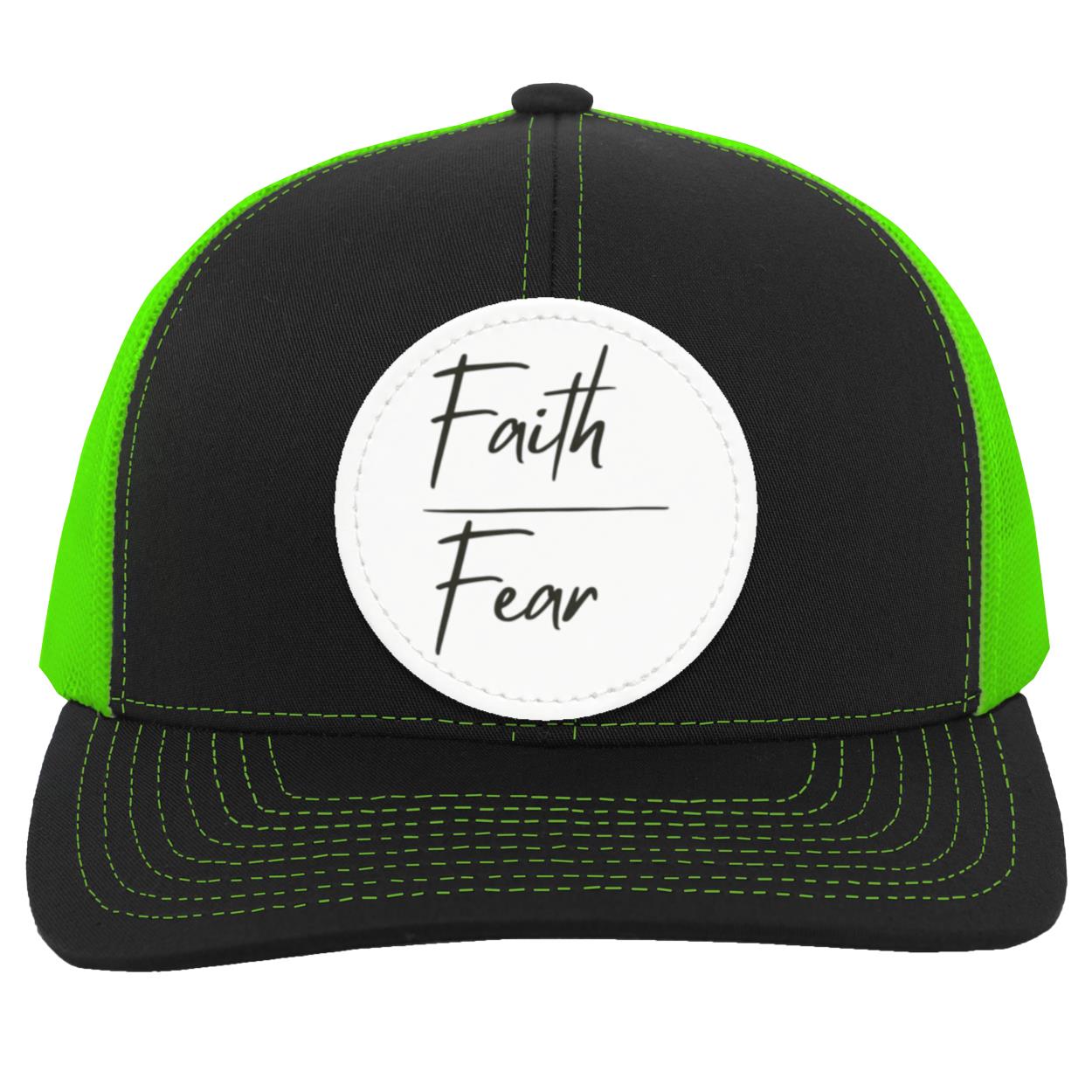 Faith Over Fear Trucker Snap Back - Patch