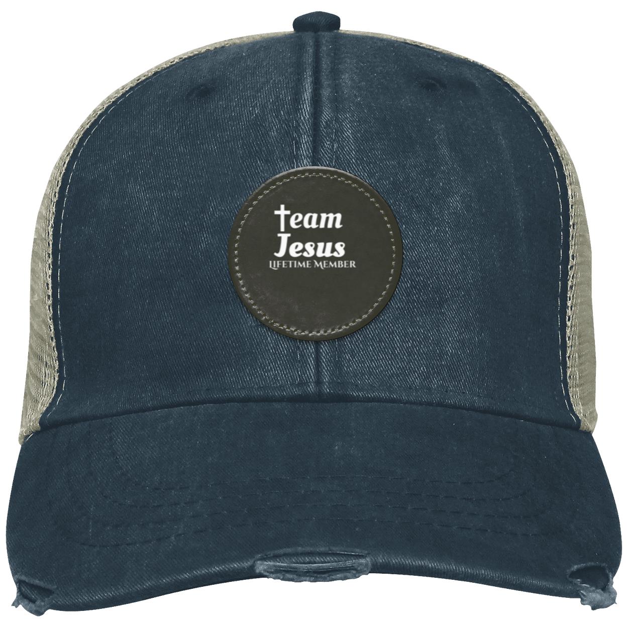 Team Jesus- Lifetime Member Black background Hat