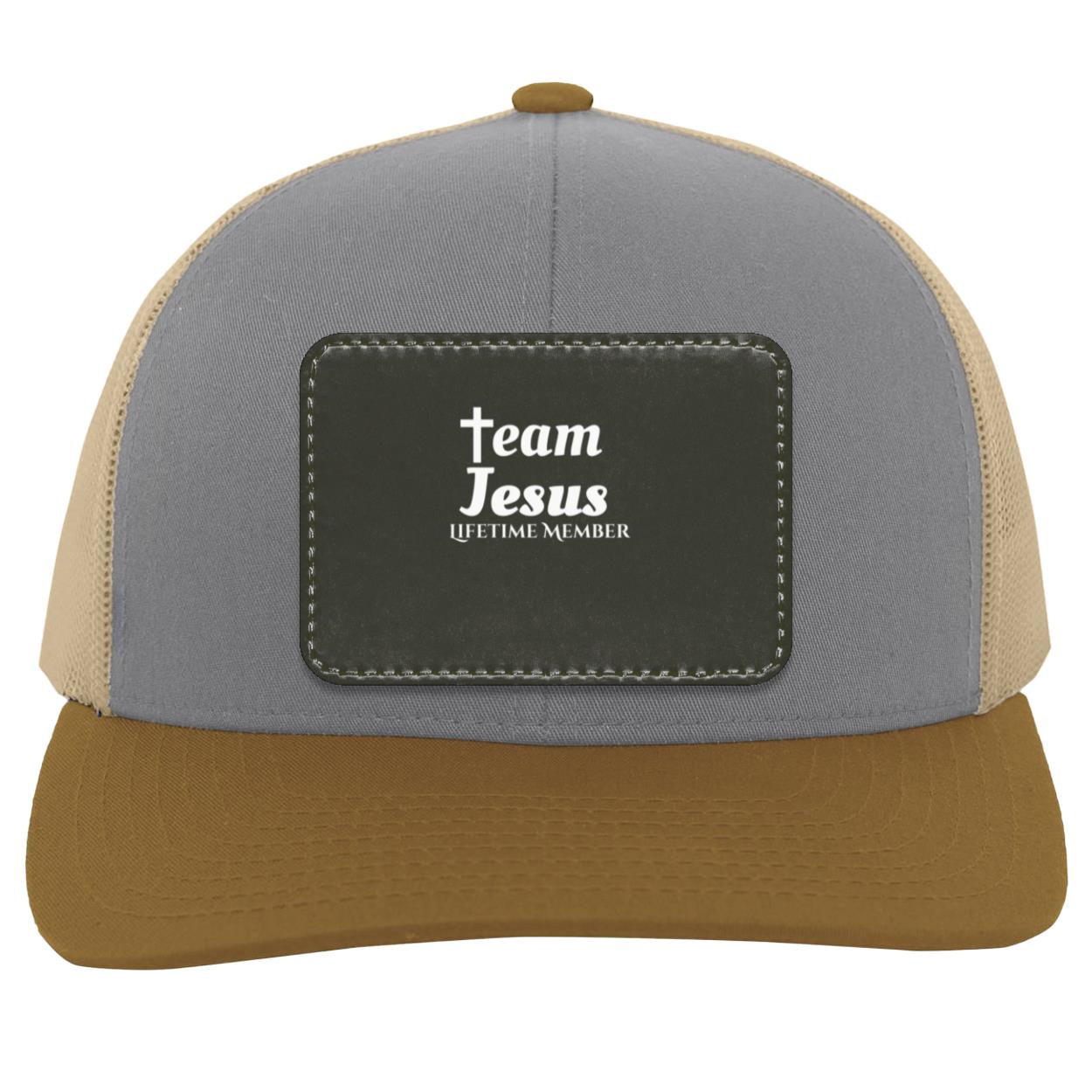 Team Jesus- Lifetime Member Black background Hat