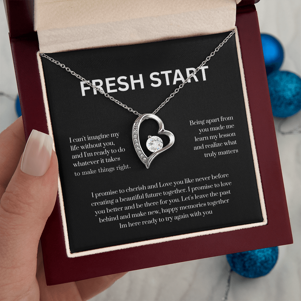 Let's Start Fresh Necklace – A Heartfelt “I'm Sorry” Gift