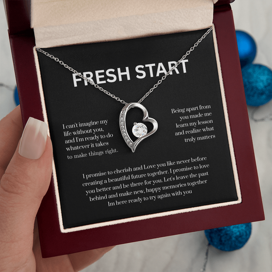 Let's Start Fresh Necklace – A Heartfelt “I'm Sorry” Gift