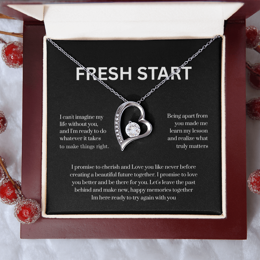 Let's Start Fresh Necklace – A Heartfelt “I'm Sorry” Gift